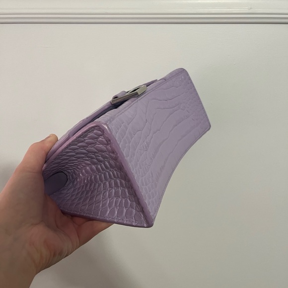 Authentic lilac small hourglass designer balenciaga bag - Picture 6 of 7